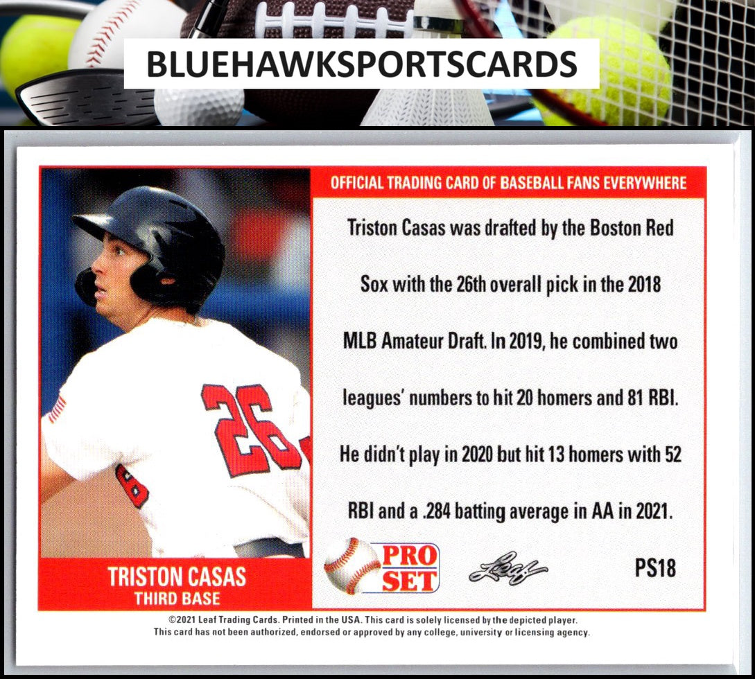 2021 Pro Set #PS18 Triston Casas