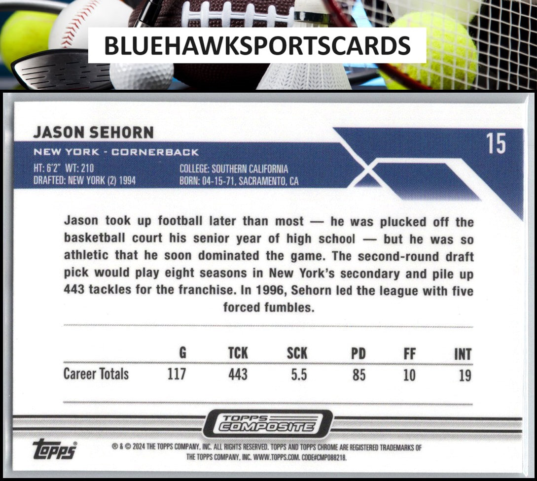 2023 Topps Composite #15 Jason Sehorn