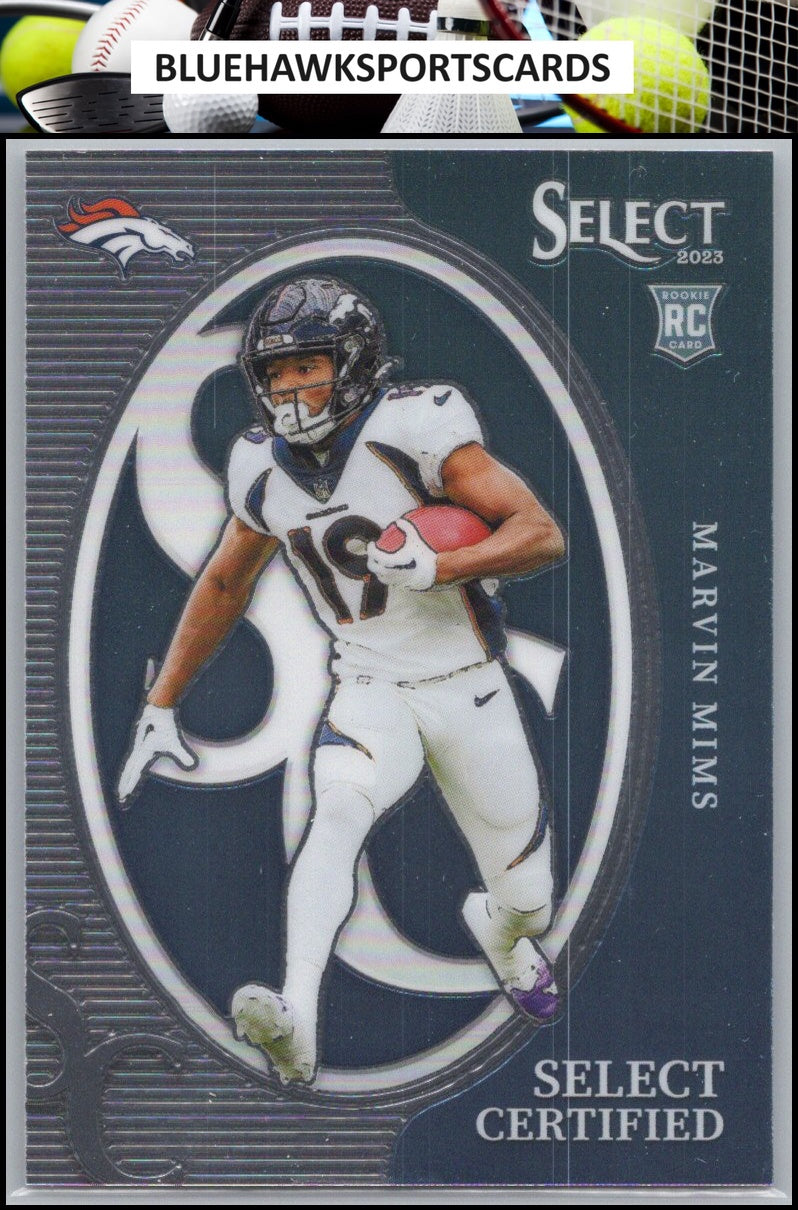 2023 Panini Select #CRO-MMI Marvin Mims Select Certified Rookies