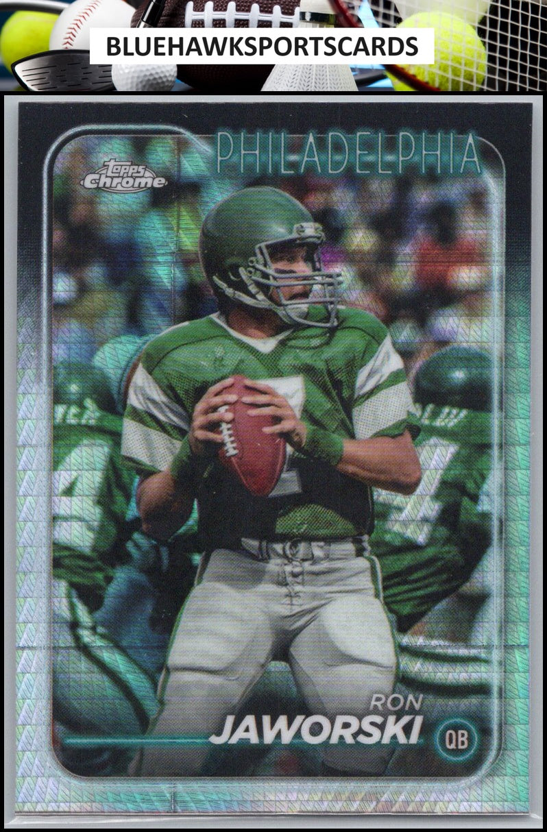 2024 Topps Chrome #158 Ron Jaworski Refractor