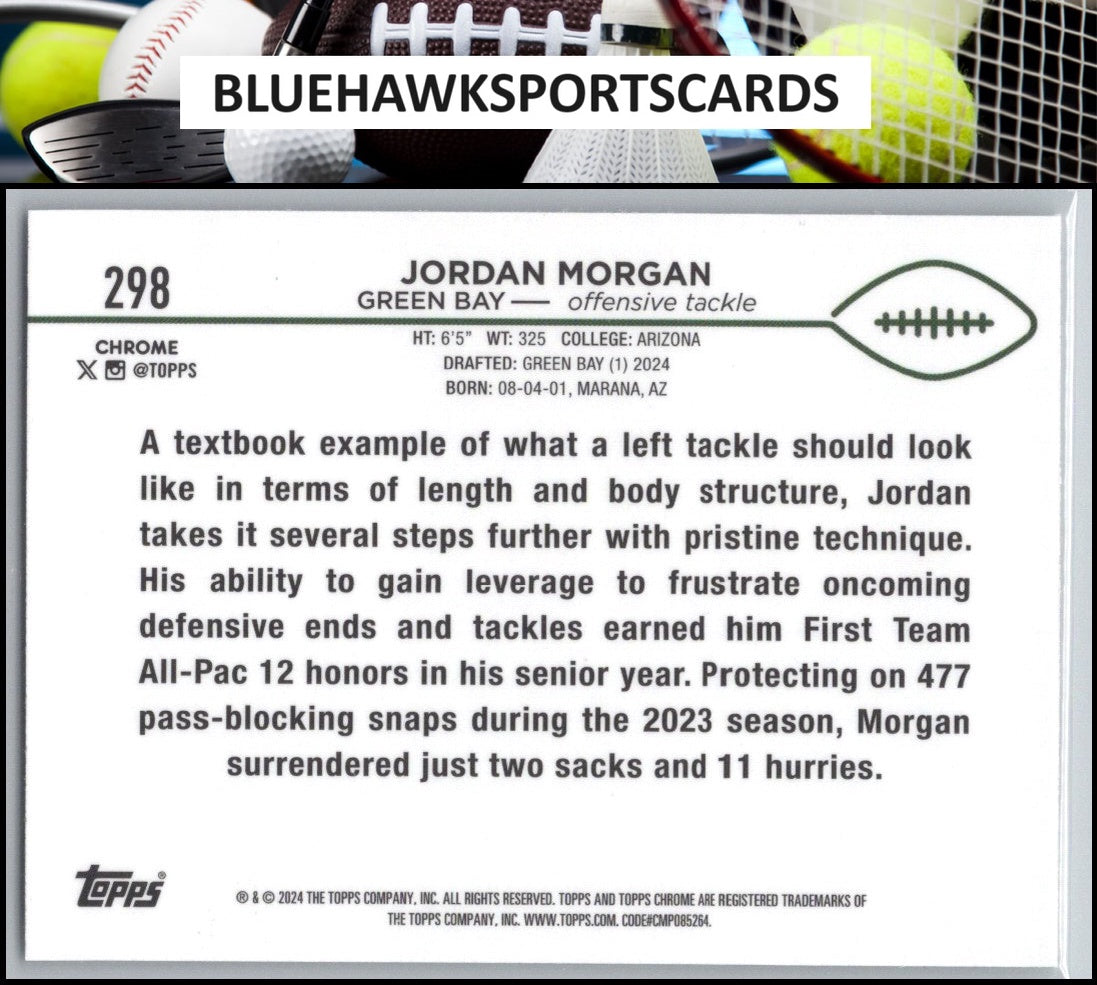 2024 Topps Chrome #298 Jordan Morgan X-Fractor