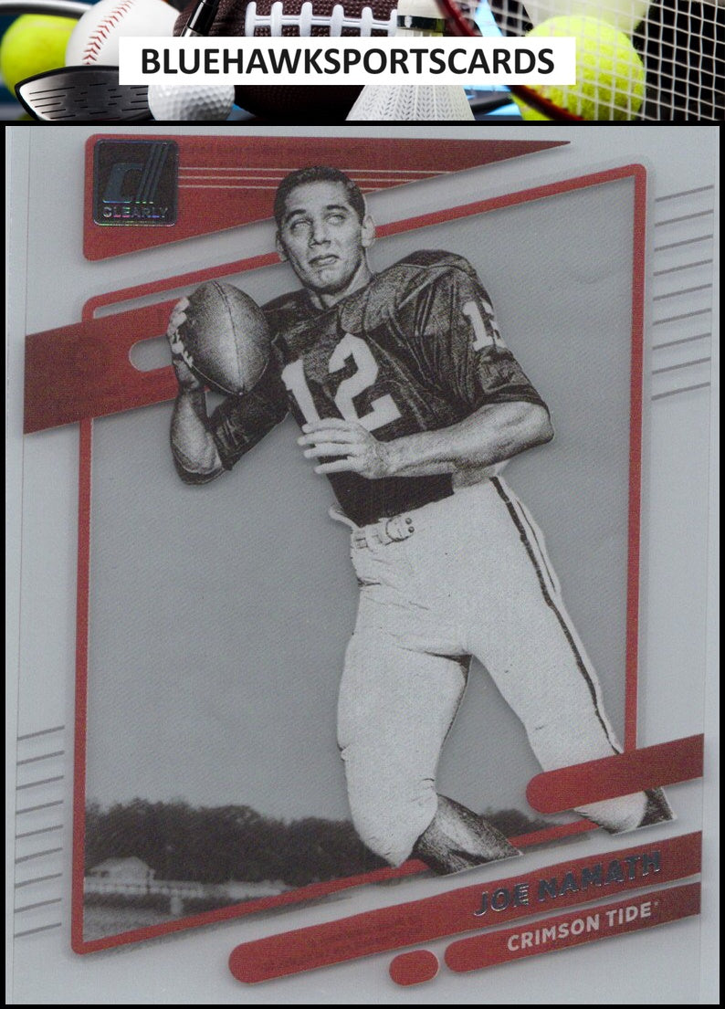 2023 Panini Chronicles Draft Picks #11 Joe Namath Clearly Donruss