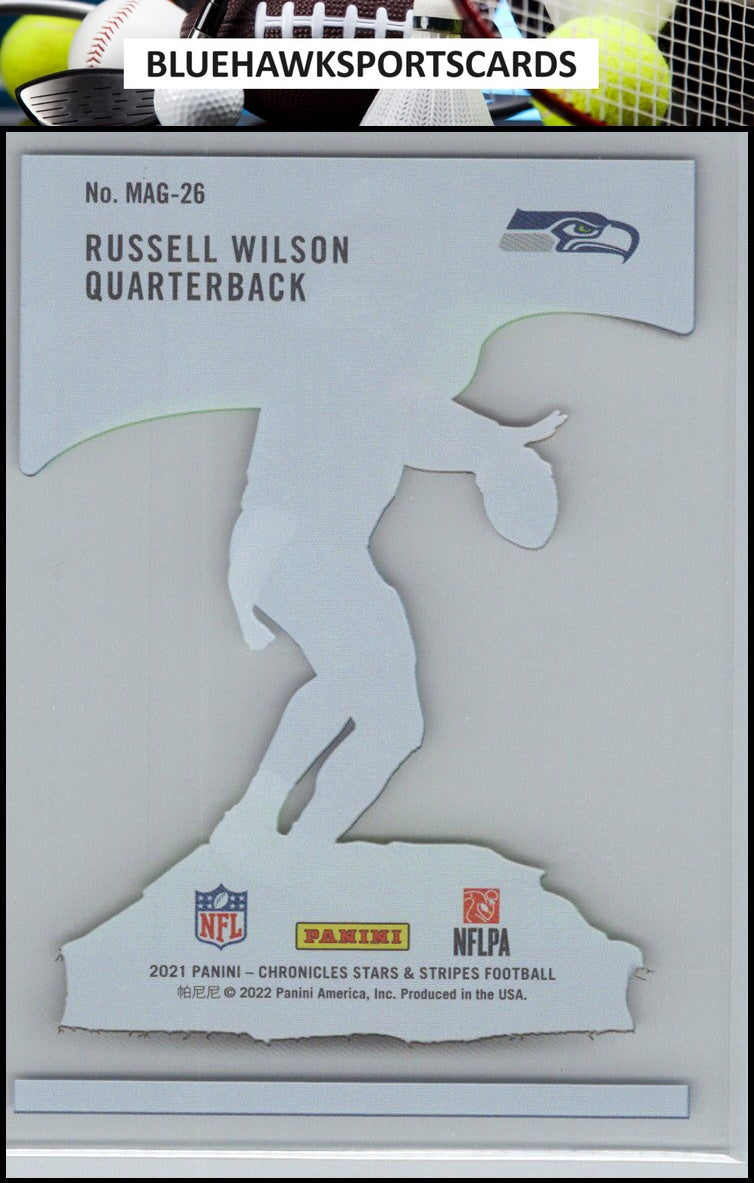 2021 Panini Chronicles #MAG-26 Russell Wilson Magnitude