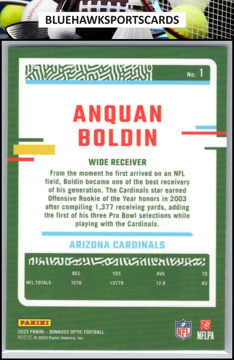 2023 Donruss Optic #1 Anquan Boldin