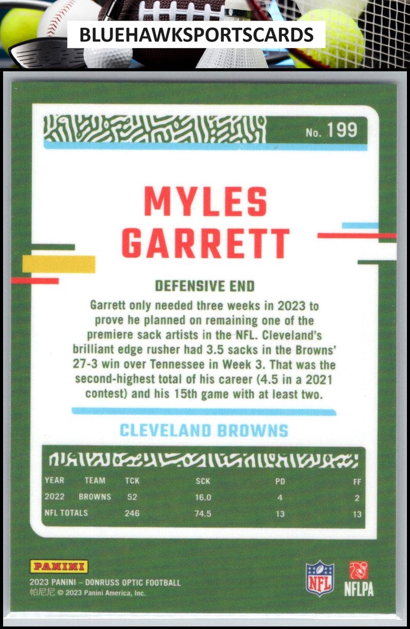 2023 Donruss Optic #199 Myles Garrett