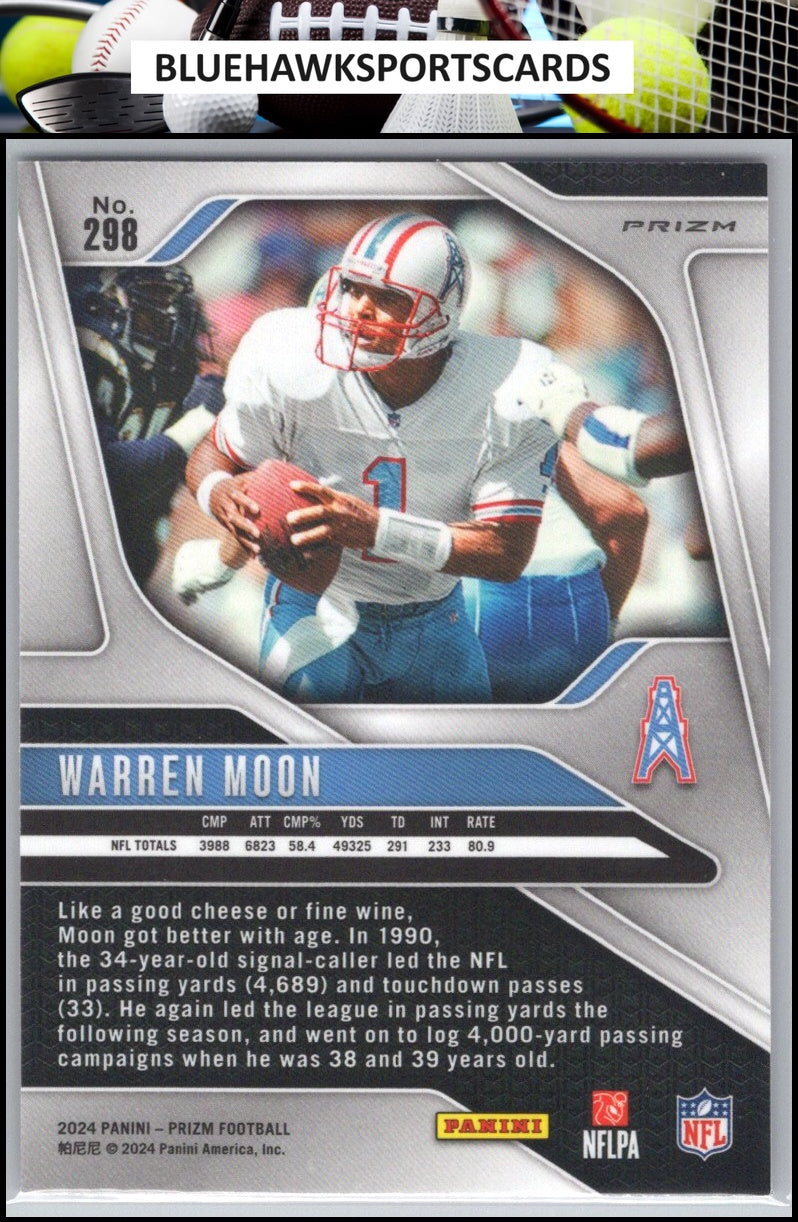 2024 Panini Prizm #298 Warren Moon Pink