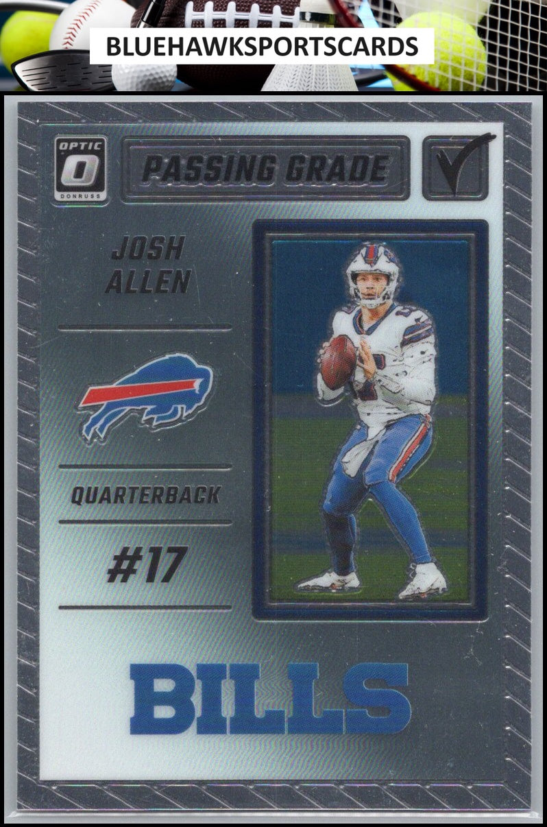 2023 Donruss Optic #PG-JA Josh Allen Passing Grade
