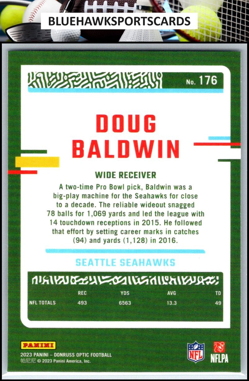 2023 Donruss Optic #176 Doug Baldwin