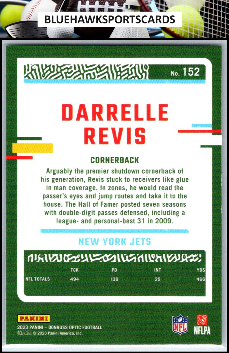 2023 Donruss Optic #152 Darrelle Revis