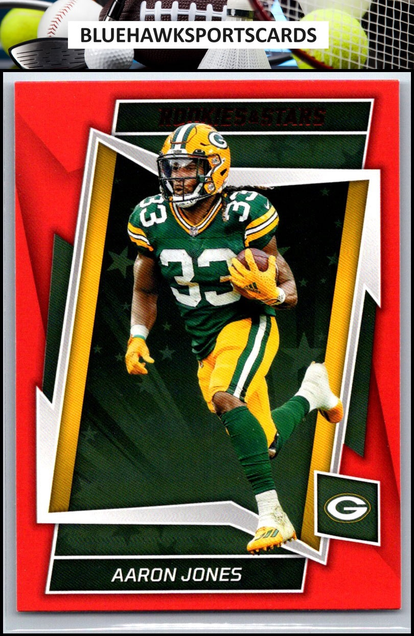 2022 Panini Rookies & Stars #37 Aaron Jones Red