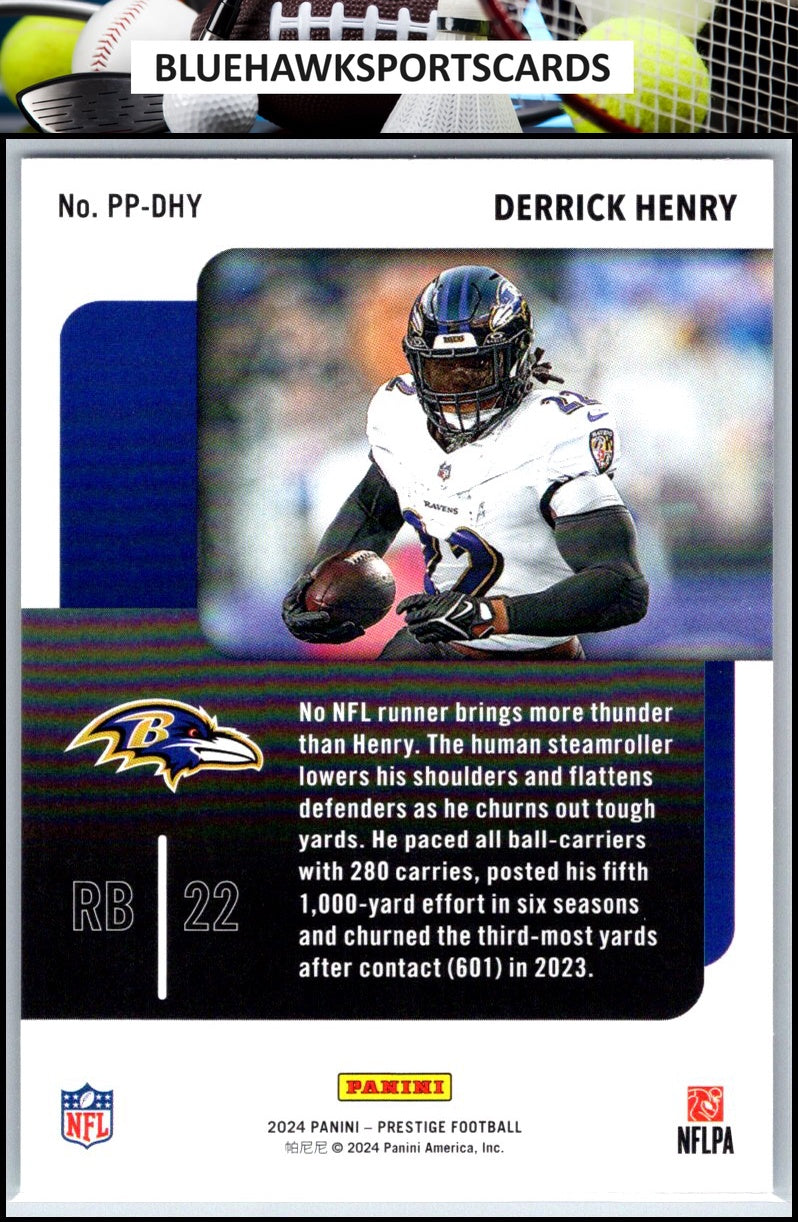 2024 Panini Prestige #PP-DHY Derrick Henry Prestigious Pros