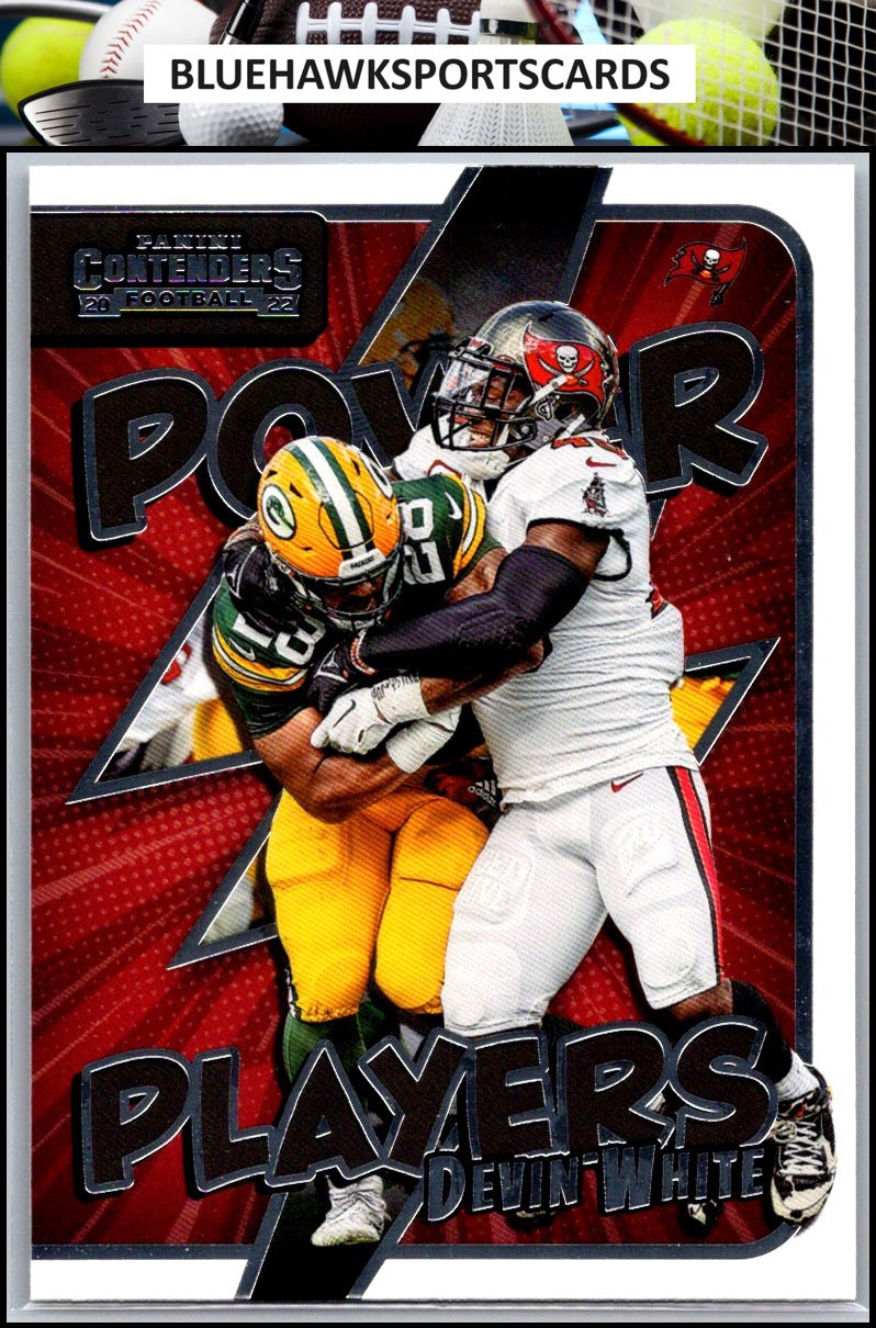 2022 Panini Contenders #PWR-DWH Devin White Power Players
