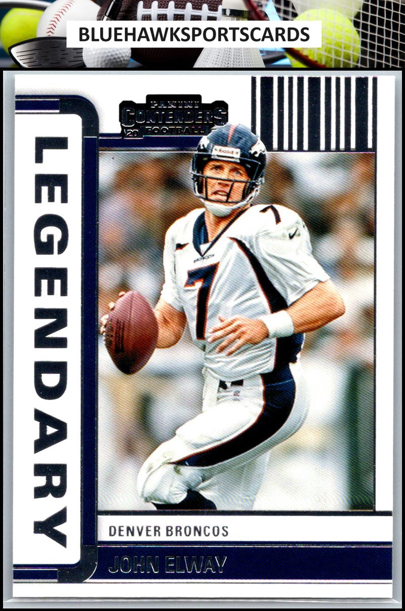 2022 Panini Contenders #LGD-JEL John Elway Legendary Contenders