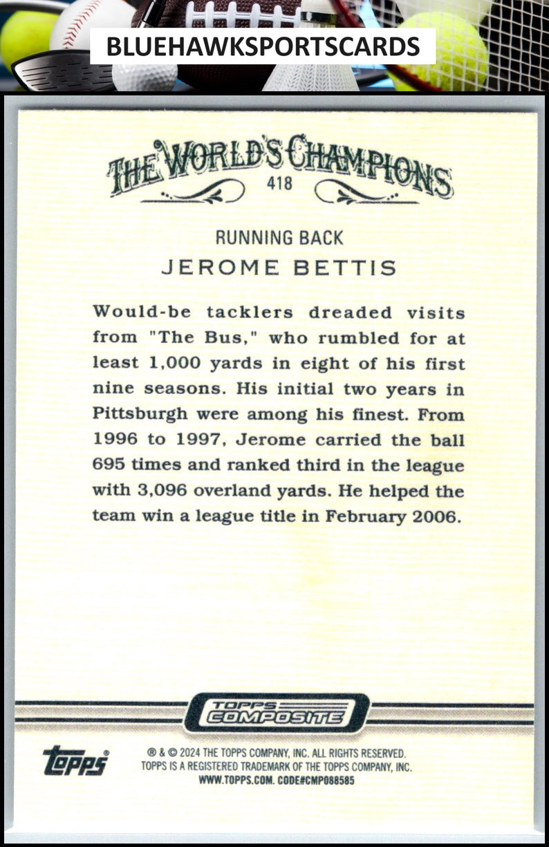 2023 Topps Composite #418 Jerome Bettis