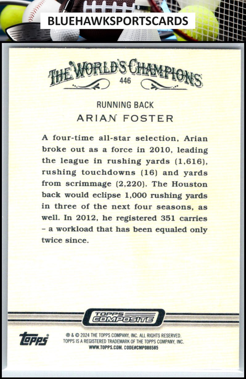2023 Topps Composite #446 Arian Foster
