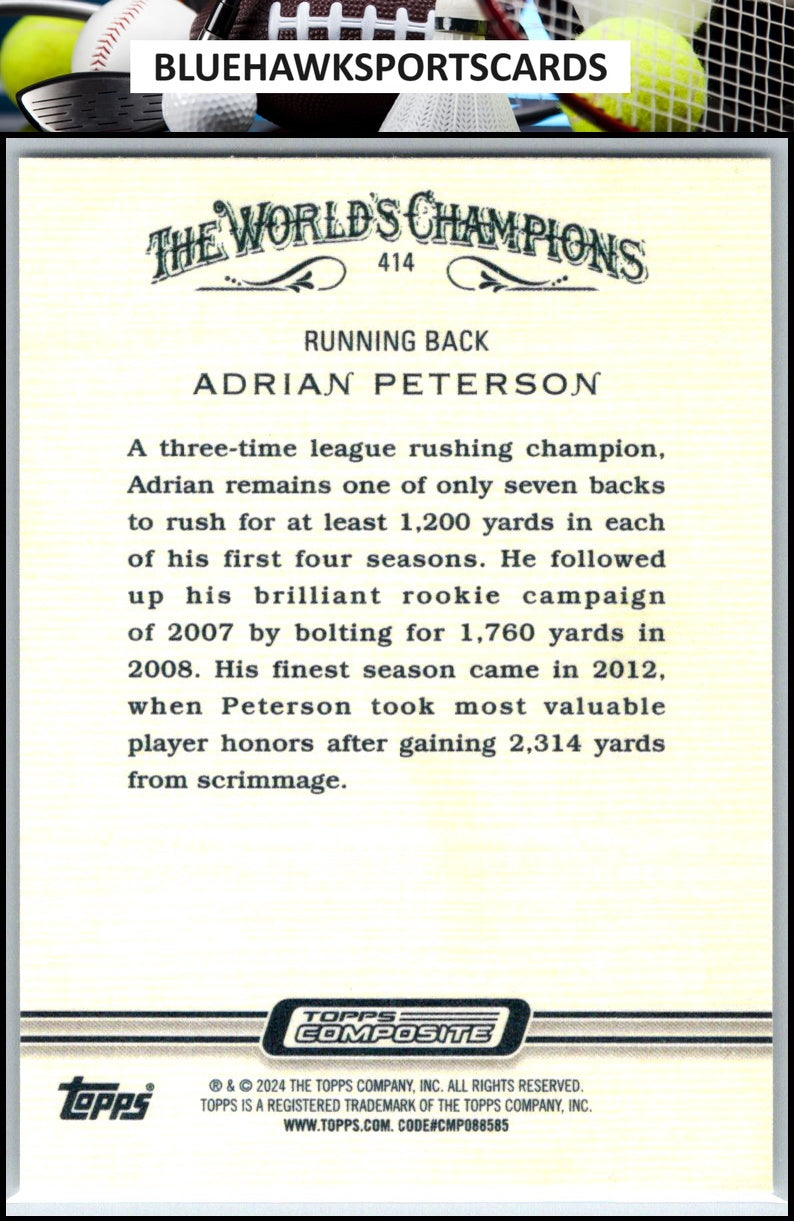 2023 Topps Composite #414 Adrian Peterson