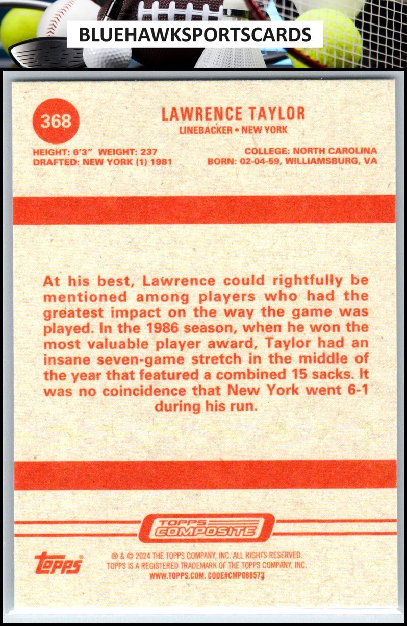 2023 Topps Composite #368 Lawrence Taylor