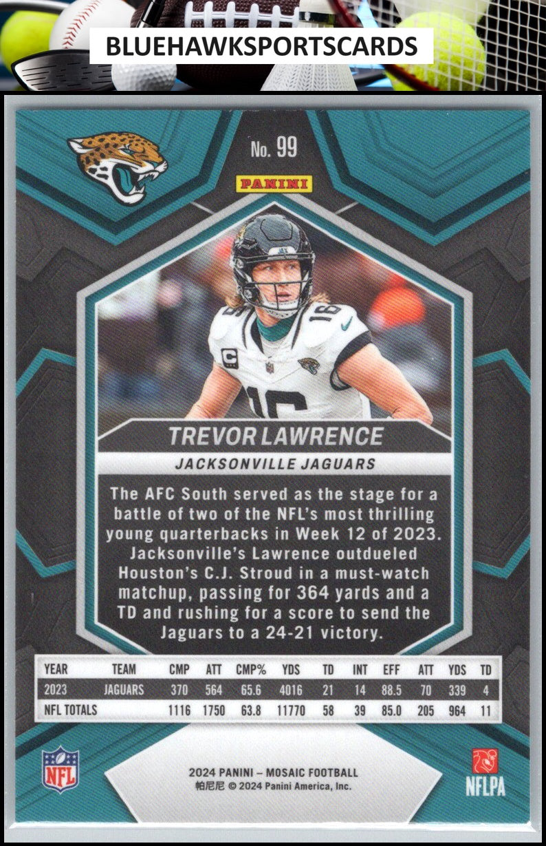 2024 Panini Mosaic #99 Trevor Lawrence