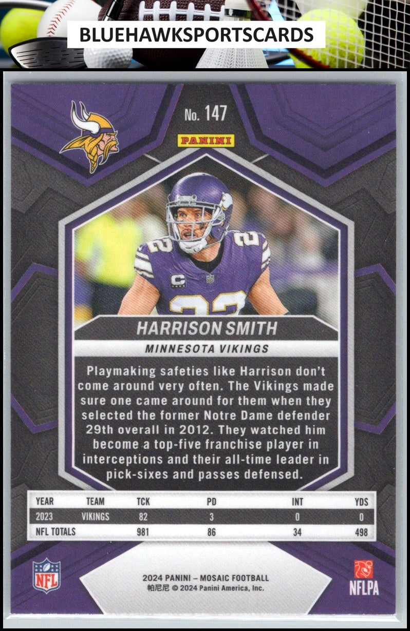 2024 Panini Mosaic #147 Harrison Smith