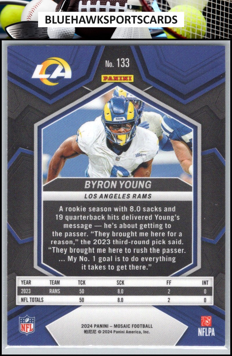 2024 Panini Mosaic #133 Byron Young