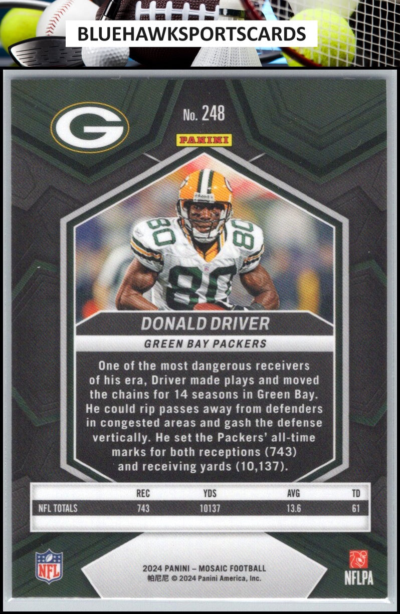 2024 Panini Mosaic #248 Donald Driver