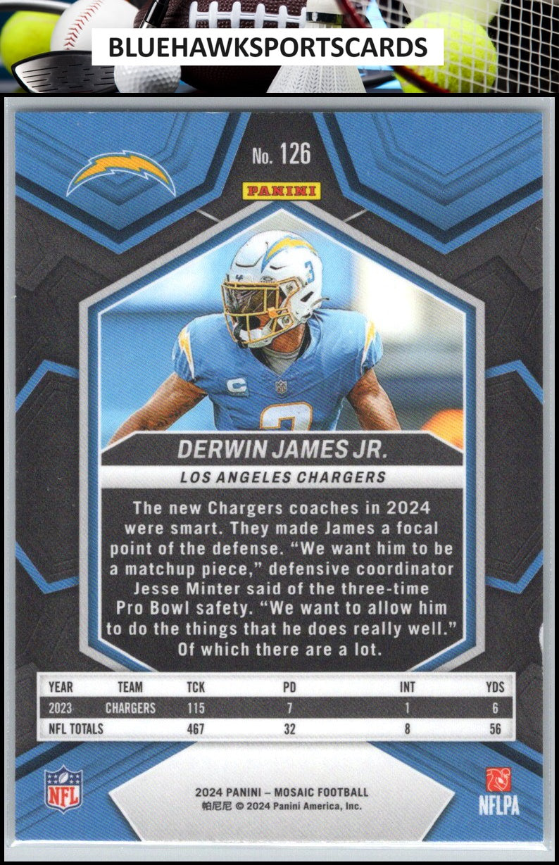 2024 Panini Mosaic #126 Derwin James Jr.