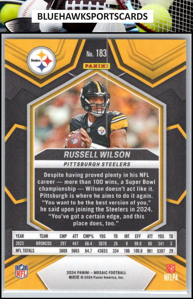 2024 Panini Mosaic #183 Russell Wilson