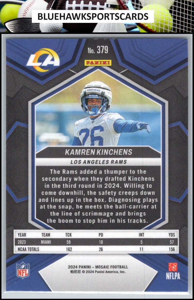 2024 Panini Mosaic #379 Kamren Kinchens