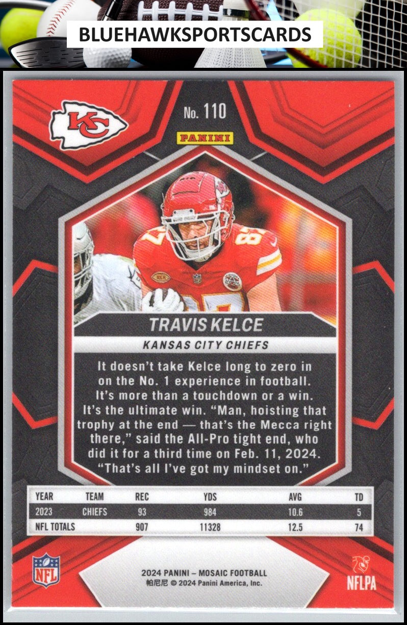 2024 Panini Mosaic #110 Travis Kelce