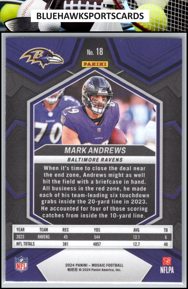 2024 Panini Mosaic #18 Mark Andrews