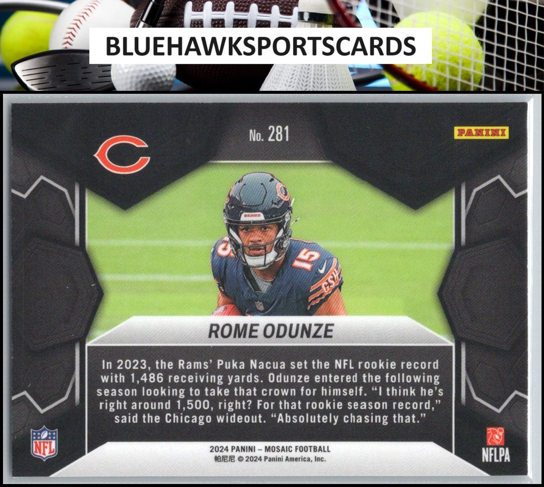 2024 Panini Mosaic #281 Rome Odunze