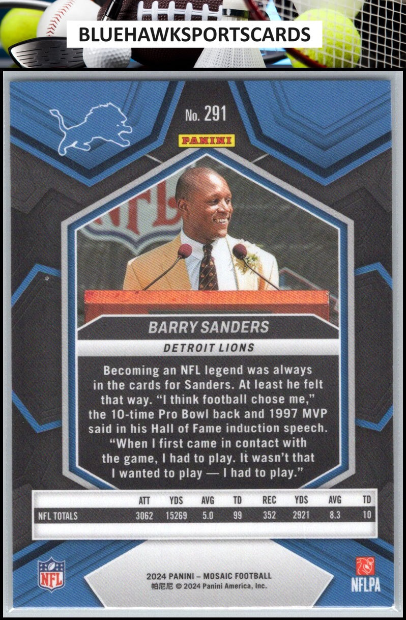 2024 Panini Mosaic #291 Barry Sanders