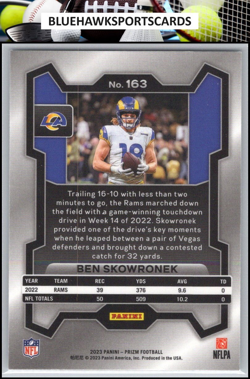 2023 Panini Prizm #163 Ben Skowronek