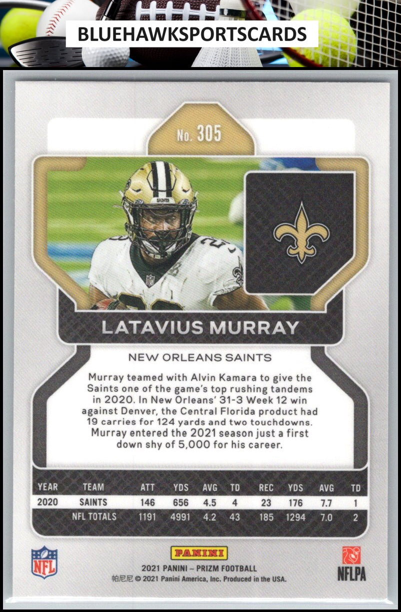 2021 Panini Prizm #305 Latavius Murray