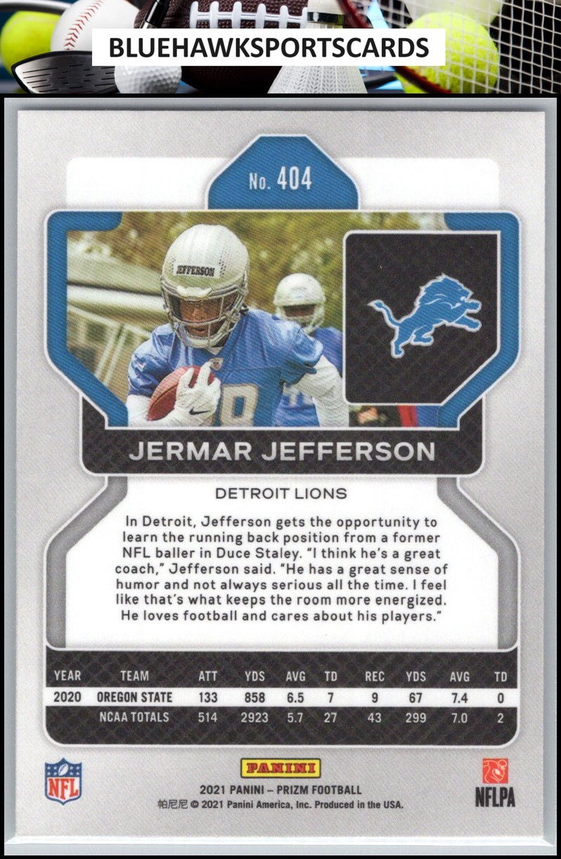 2021 Panini Prizm #404 Jermar Jefferson