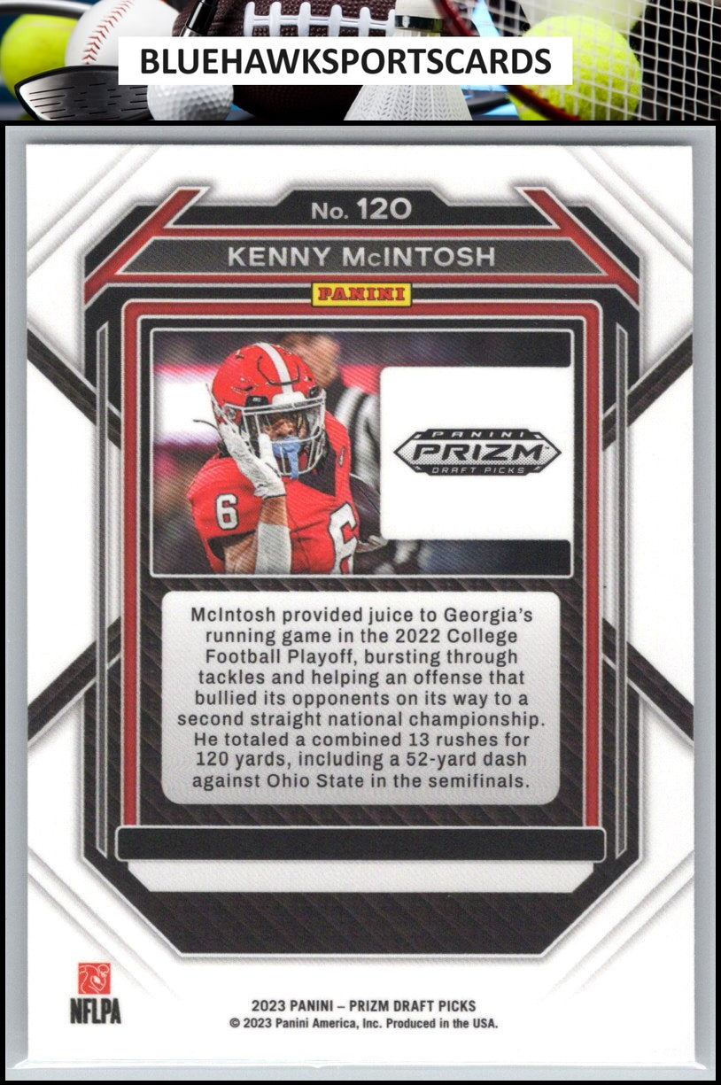 2023 Panini Prizm Draft Picks #120 Kenny McIntosh