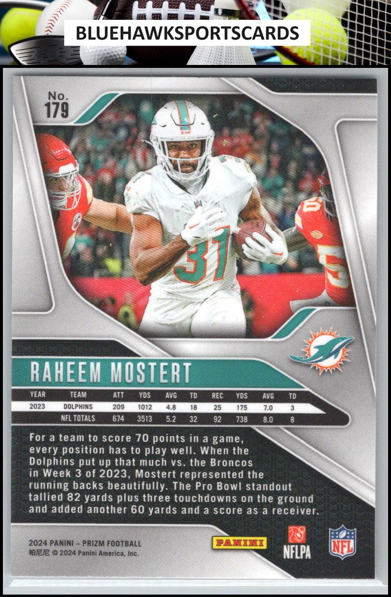 2024 Panini Prizm #179 Raheem Mostert