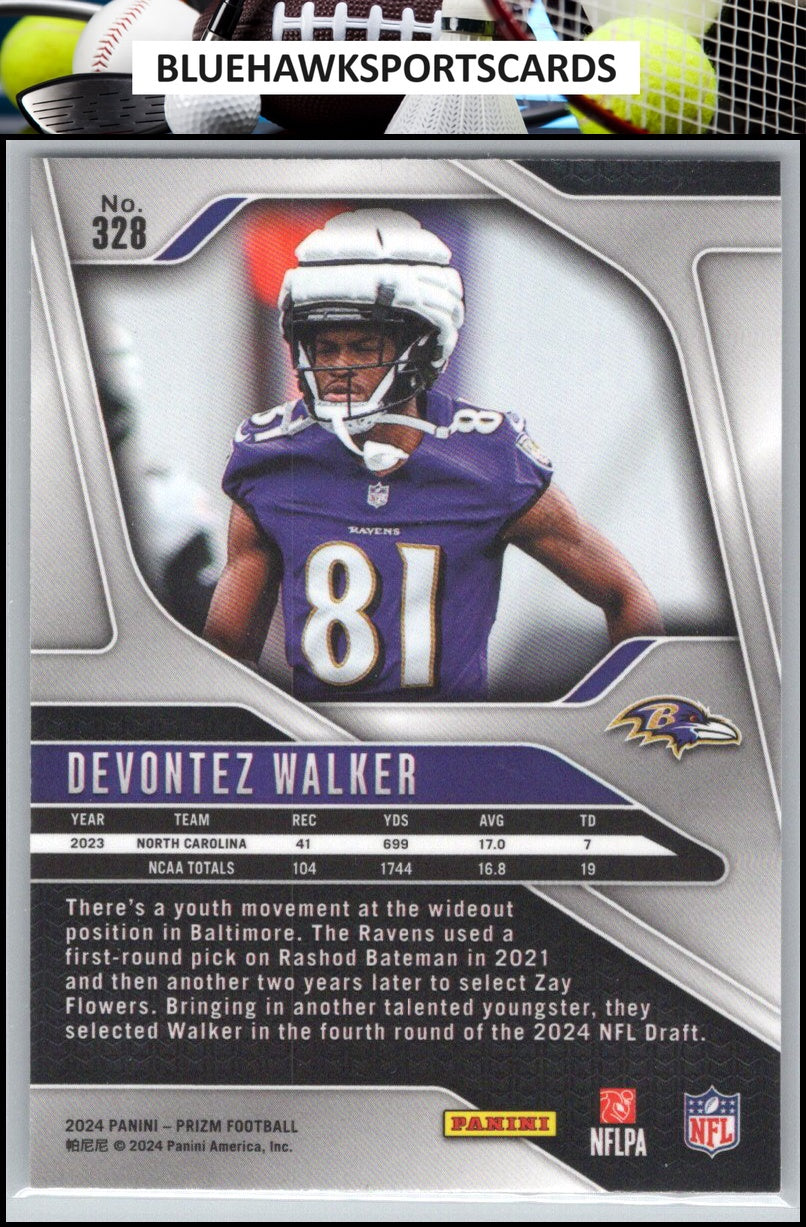 2024 Panini Prizm #328 Devontez Walker
