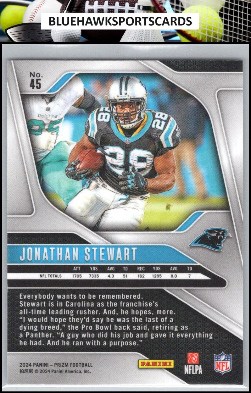 2024 Panini Prizm #45 Jonathan Stewart