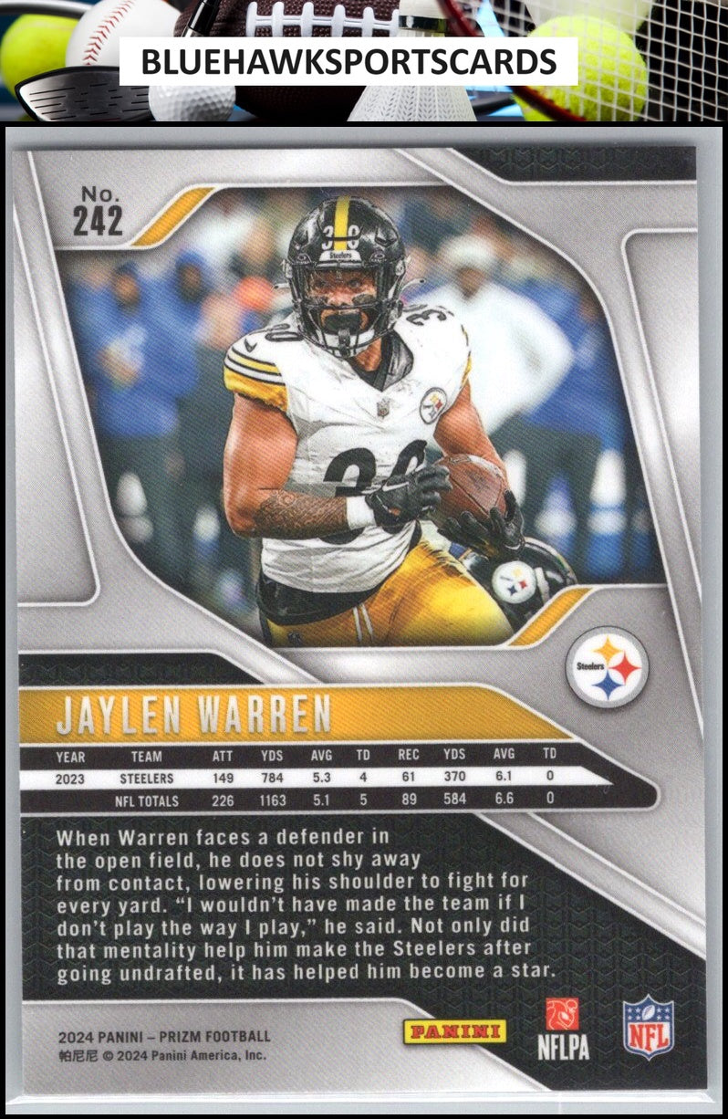 2024 Panini Prizm #242 Jaylen Warren