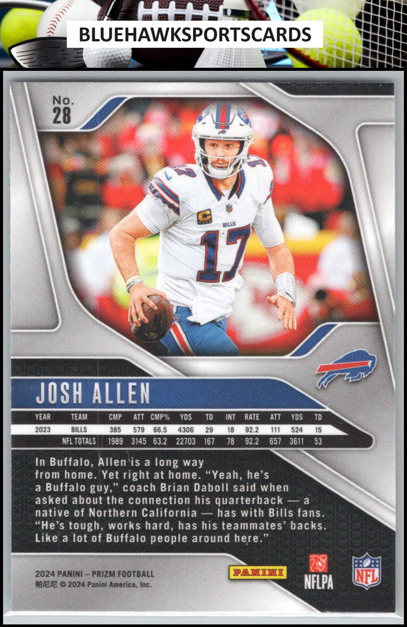 2024 Panini Prizm #28 Josh Allen