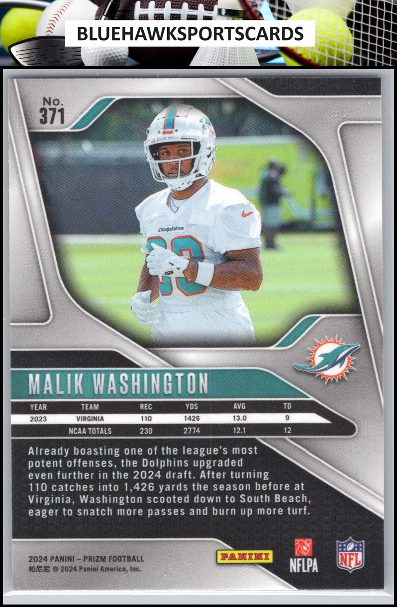2024 Panini Prizm #371 Malik Washington