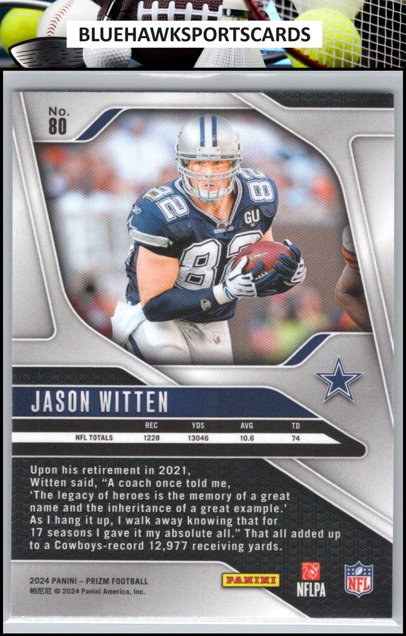 2024 Panini Prizm #80 Jason Witten