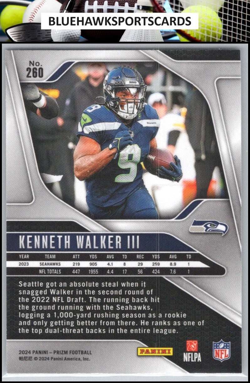 2024 Panini Prizm #260 Kenneth Walker III