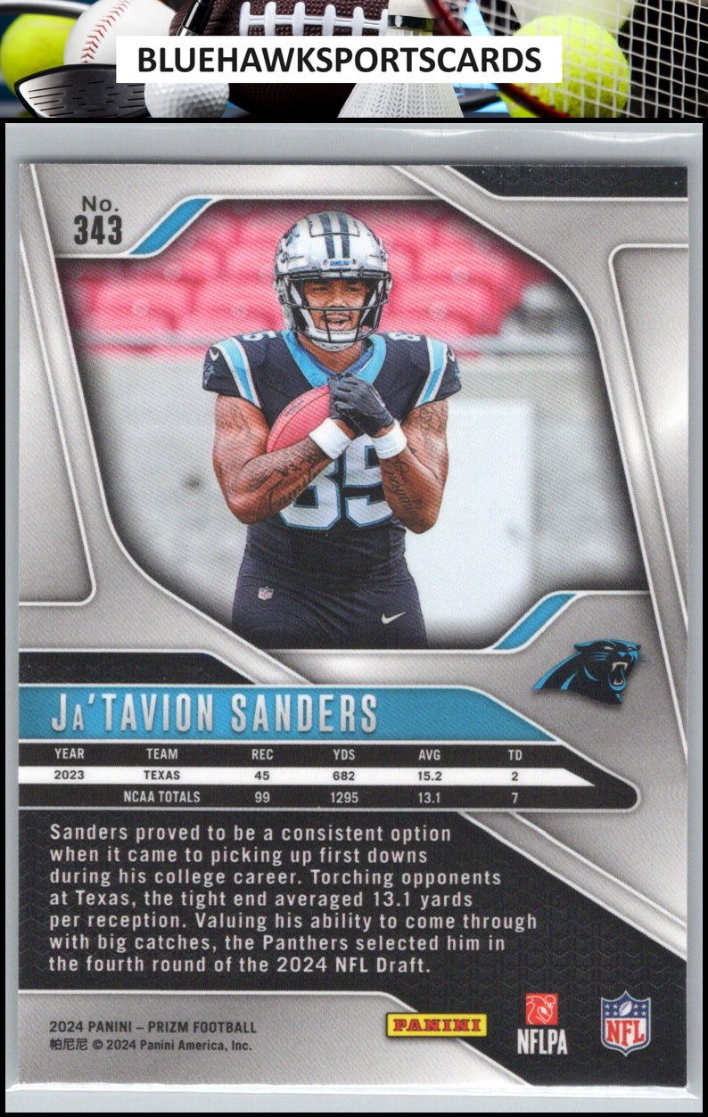 2024 Panini Prizm #343 Ja'Tavion Sanders