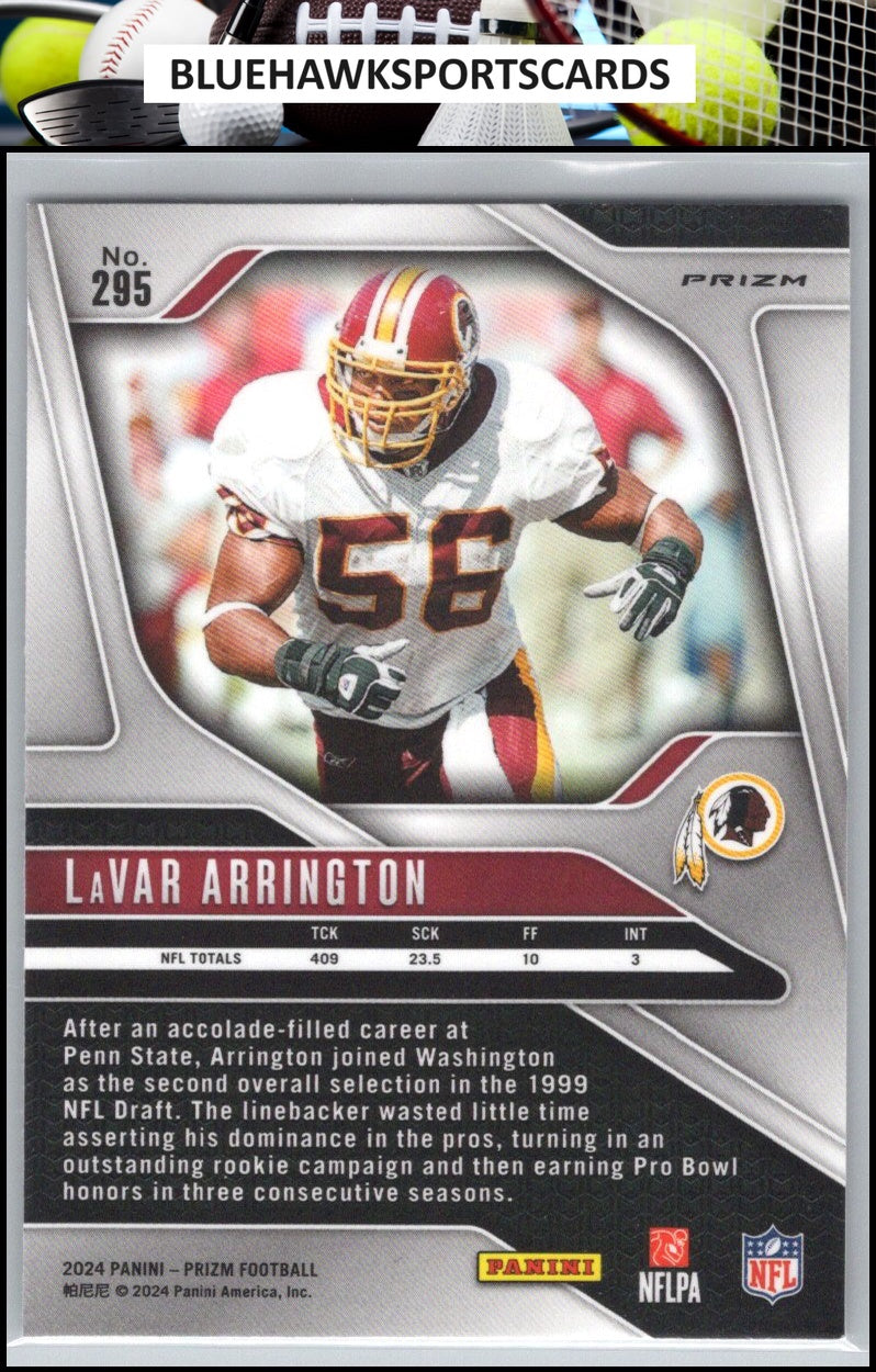 2024 Panini Prizm #295 LaVar Arrington Silver