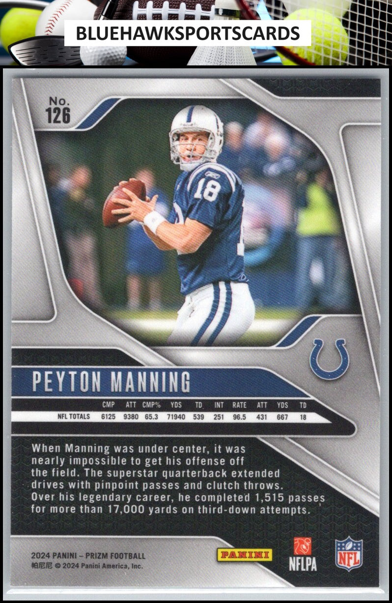 2024 Panini Prizm #126 Peyton Manning