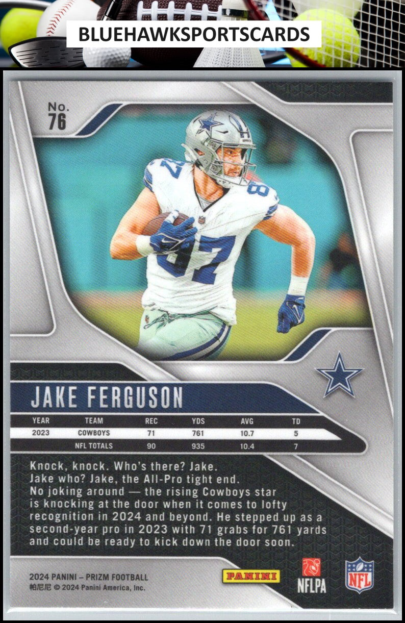 2024 Panini Prizm #76 Jake Ferguson