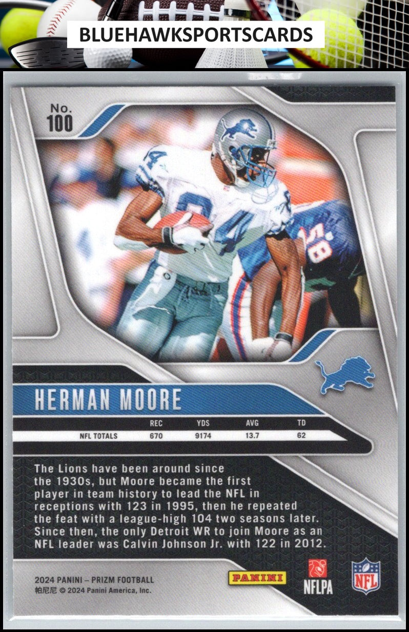 2024 Panini Prizm #100 Herman Moore