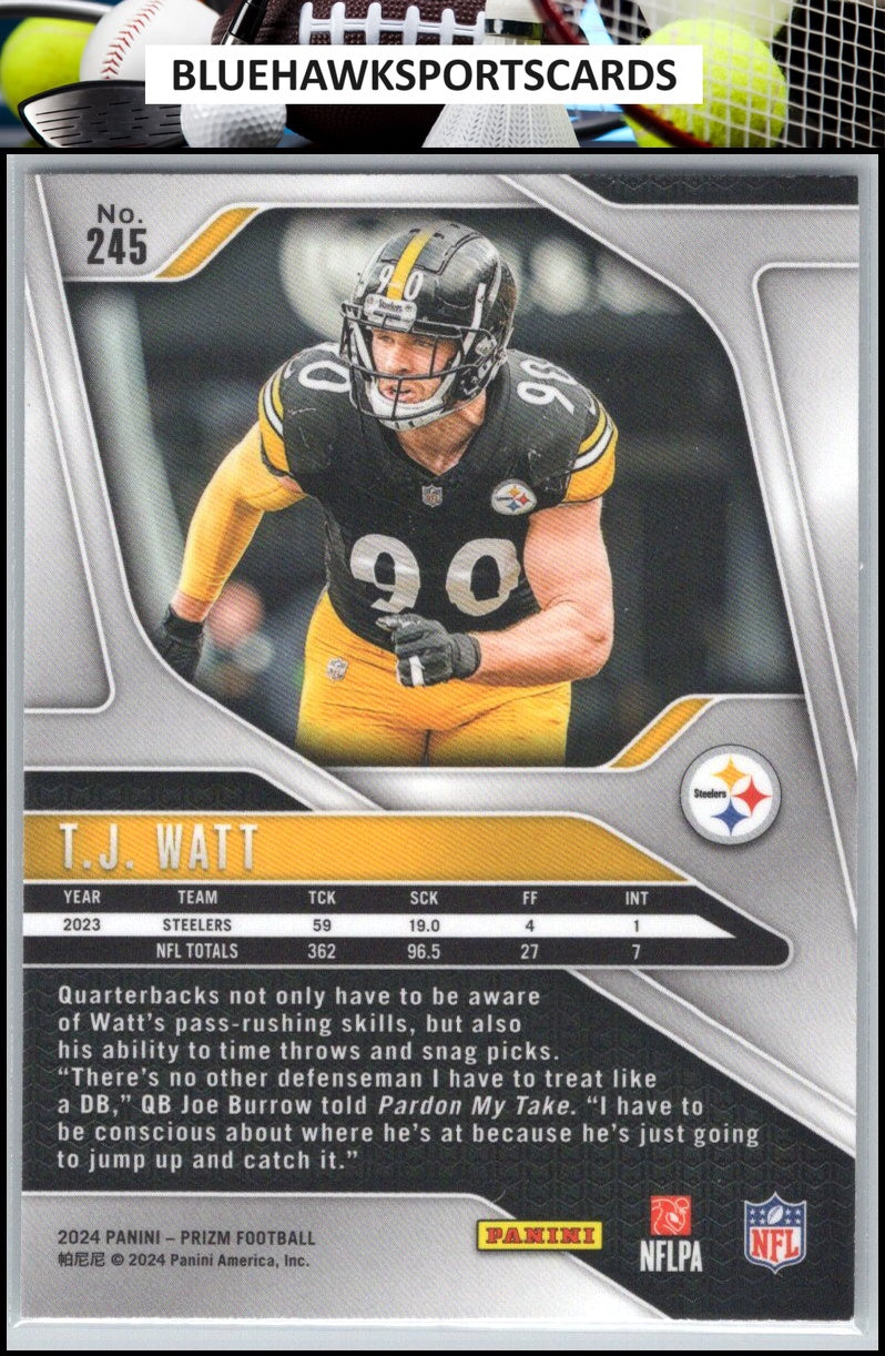 2024 Panini Prizm #245 T.J. Watt